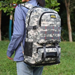 Large Capacity Camo Yoga Backpack Waterproof for Weekend Vacation
