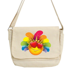 Large Capacity Canvas Shoulder Bags Harajuku Diagonal Bag