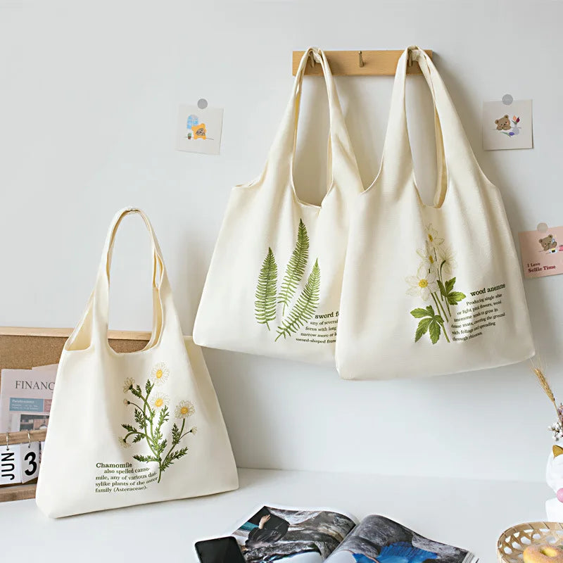 Large Canvas Tote Bag for Women Handbag Shopper Shoulder Bag