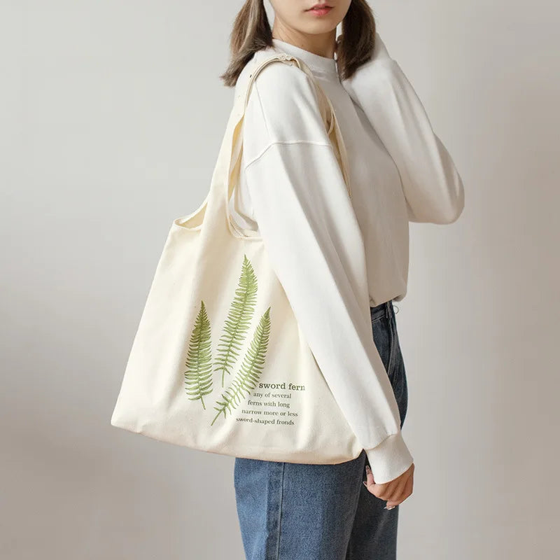 Large Canvas Tote Bag for Women Handbag Shopper Shoulder Bag