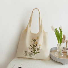 Large Canvas Tote Bag for Women Handbag Shopper Shoulder Bag