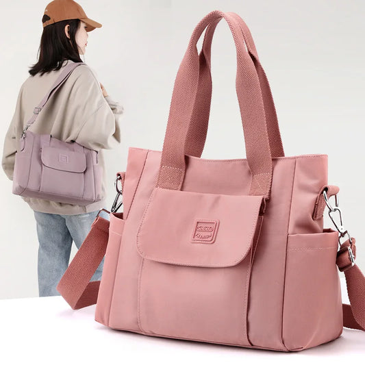 Casual Women Shoulder Handbag Large Capacity Nylon
