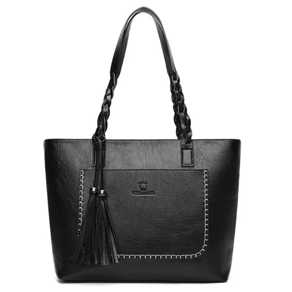 Women's Fall Leather Fringe Shoulder Bag