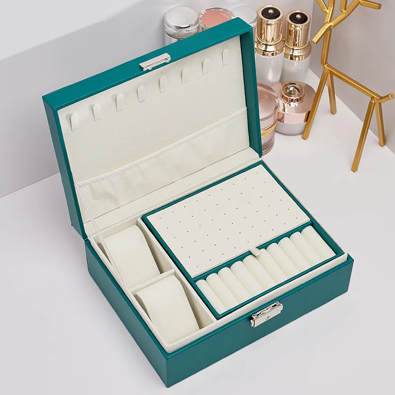 Large Capacity Cosmetic Bag Multi-layer Jewelry Storage Box