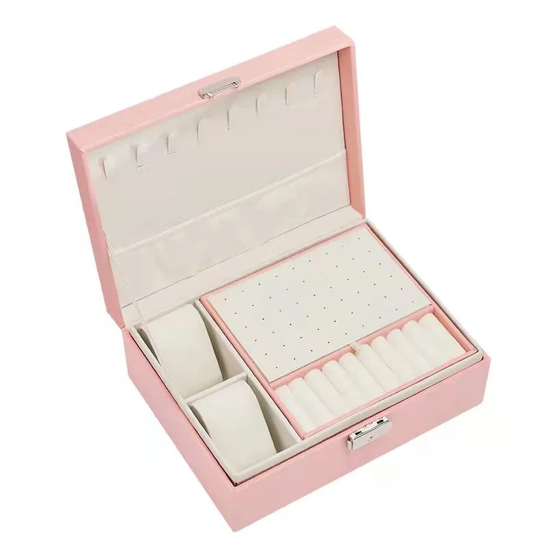 Large Capacity Cosmetic Bag Multi-layer Jewelry Storage Box