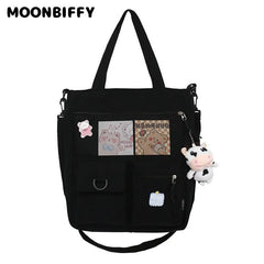 Large Capacity Student Shoulder Bags Waterproof Handbag