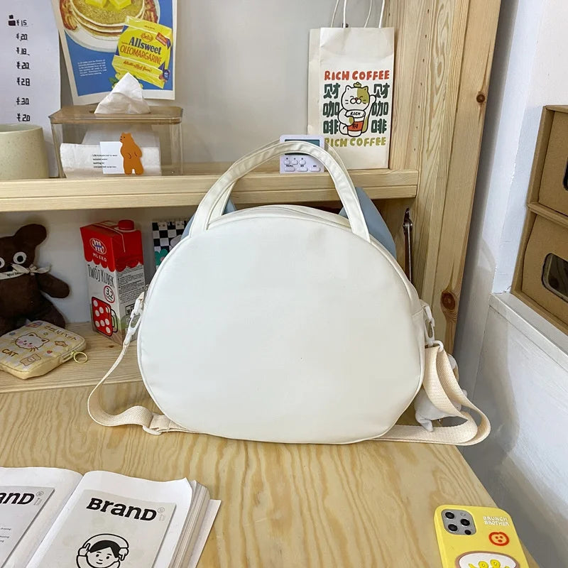 Large Capacity Cat Pattern Crossbody Shoulder Bag for Women