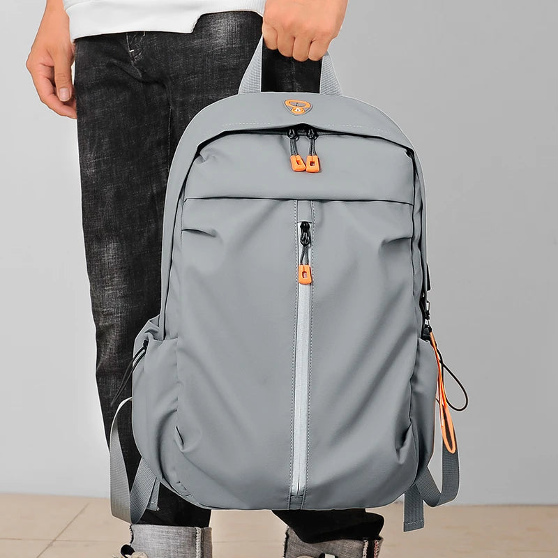 Large Capacity Durable Laptop Backpack with USB Charging Port and Earbuds Port