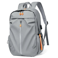 Large Capacity Durable Laptop Backpack with USB Charging Port and Earbuds Port