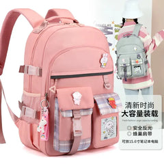 Large Capacity Girl Women Backpack Soft Touch Multi-Function Small Backpack