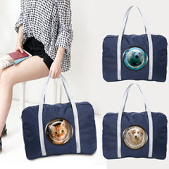 Animal Pattern Foldable Duffle Bag Unisex Weekend Bag