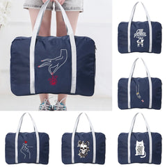 Large Capacity Unisex Travel Bag Weekend Duffle Carry on Bags Pattern Foldable