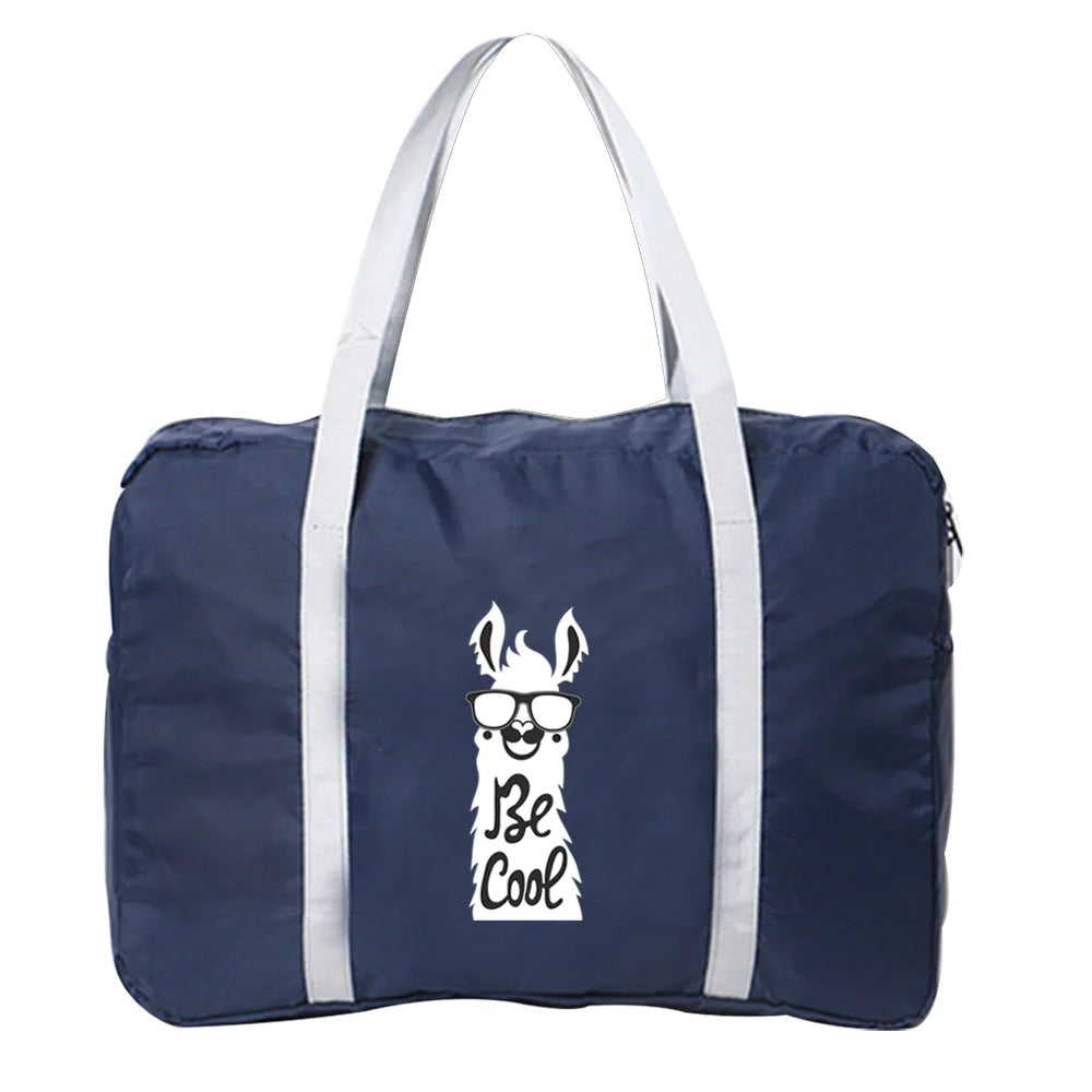 Large Capacity Unisex Travel Bag Weekend Duffle Carry on Bags Pattern Foldable
