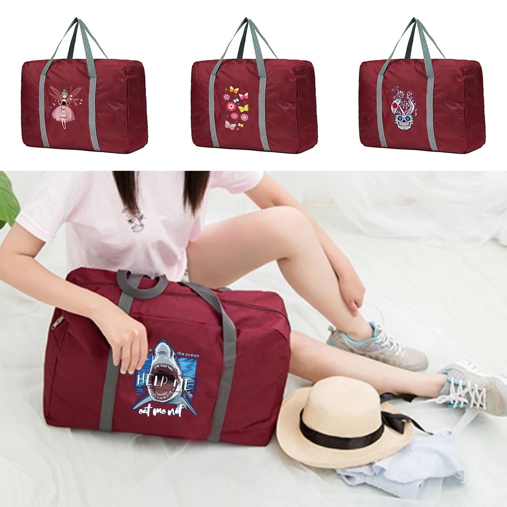 Large Capacity Foldable Travel Bag Clothes Organizers Handbag