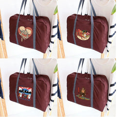 Large Capacity Foldable Travel Bag Clothes Organizers Unisex Luggage Duffle