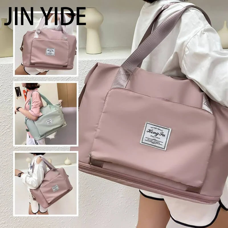 Large Capacity Folding Travel Bags Waterproof Luggage Tote