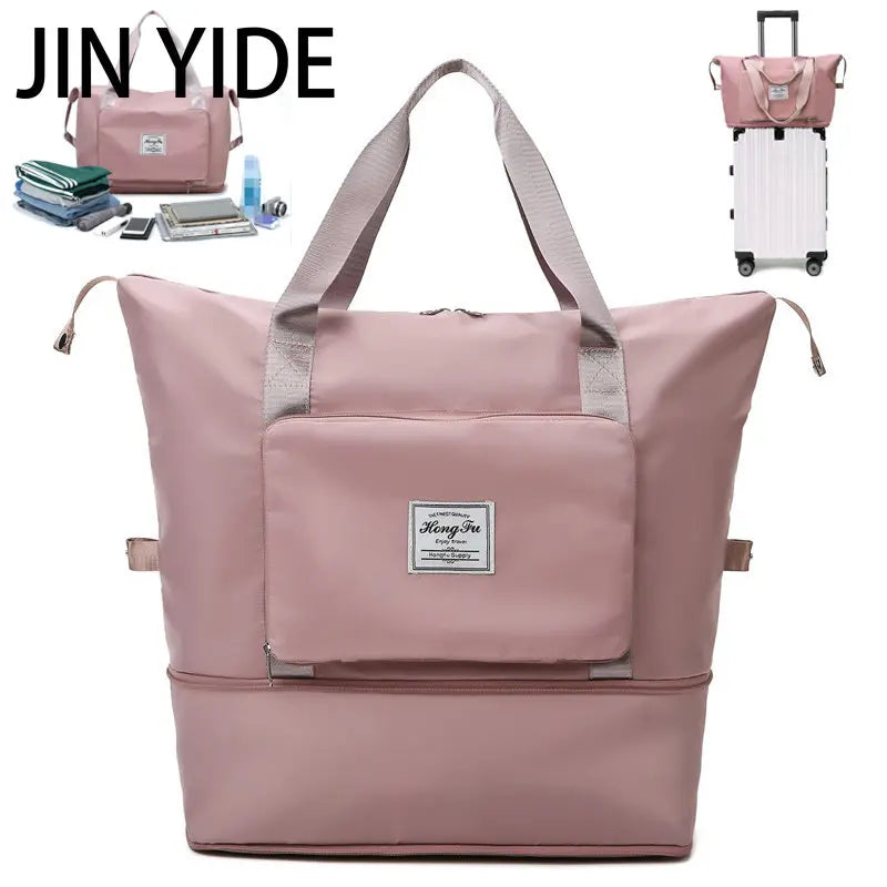 Large Capacity Folding Travel Bags Waterproof Luggage Tote
