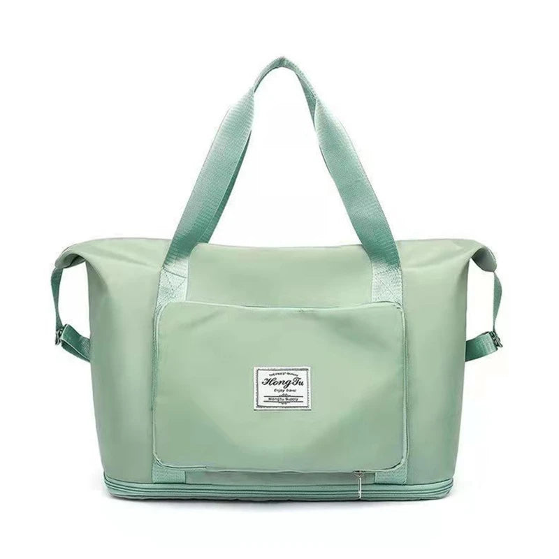 Large Capacity Folding Travel Duffle Bag Waterproof Tote Handbag