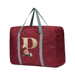 Large Capacity Folding Unisex Travel Bags Letter Series