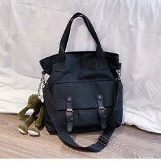 Large Capacity Women's Canvas Shoulder Bag Lightweight Messenger Bag