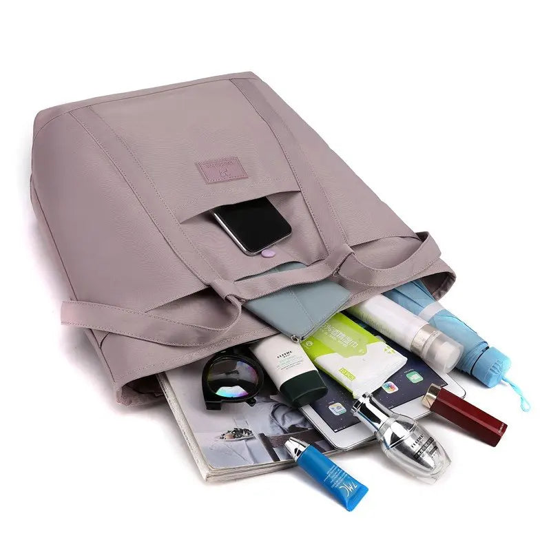 Large Capacity Casual Women Shoulder Pack Soft Storage Totes Bag