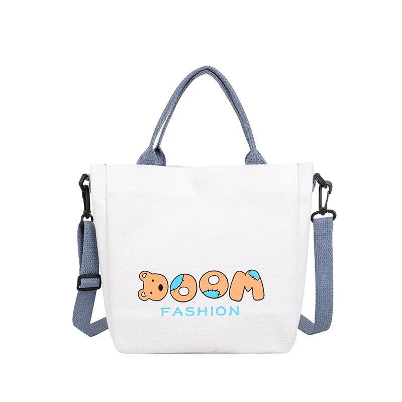 Japanese Style Vintage Tote Bag Large Capacity High School University Class