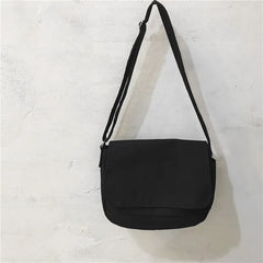 Large Capacity Canvas Shoulder Bag Women Student School Bags