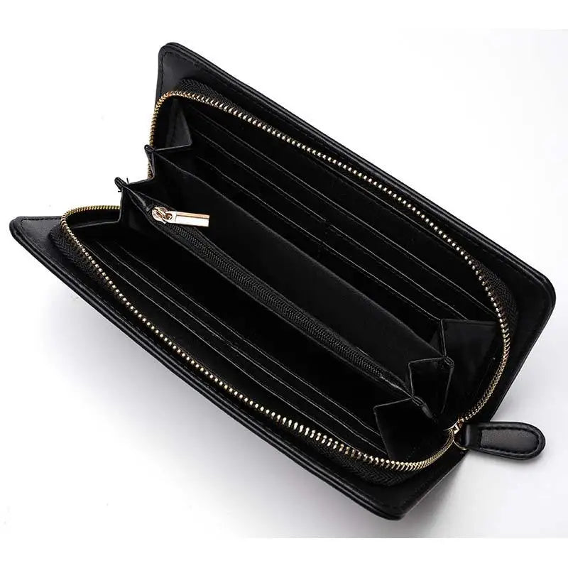 Large Capacity Leather Men's Wallet Clutch Bag