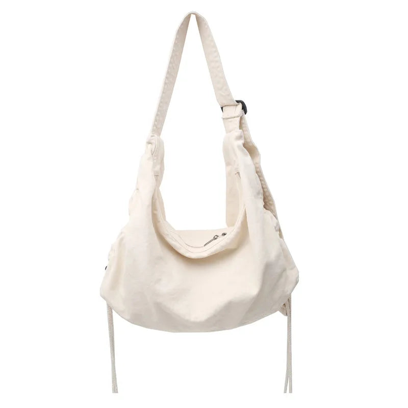 Canvas Shoulder Bag South Korea Style Hobos