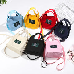 Large-Capacity Canvas Crossbody Bag for Women