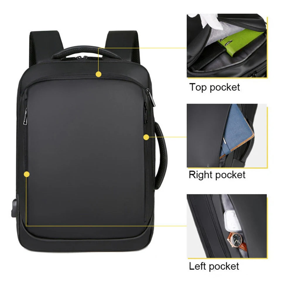 Large Capacity Men Backpack Laptop Business Notebook Mochila Waterproof Back Pac