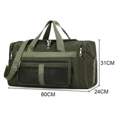 Large Capacity Men Travel Bag Multifunctional Weekend Overnight Duffle Bag
