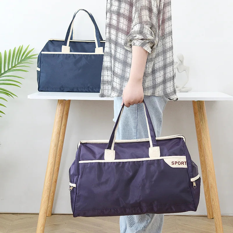 Large Capacity Travel Bag Luggage Duffle Business Trip Tote Handbag