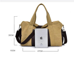 Large Capacity Canvas Travel Bags Vintage Men Women Weekend Duffle Tote
