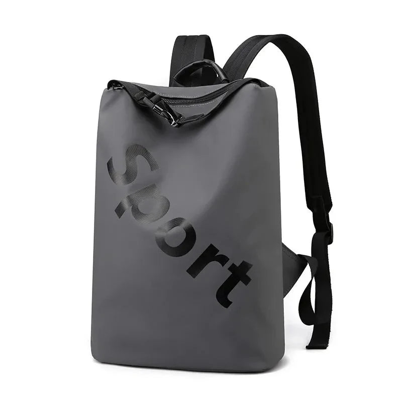 Men's Large Capacity Backpack Handbag Single Shoulder Bag With Letters