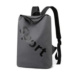 Men's Large Capacity Backpack Handbag Single Shoulder Bag With Letters