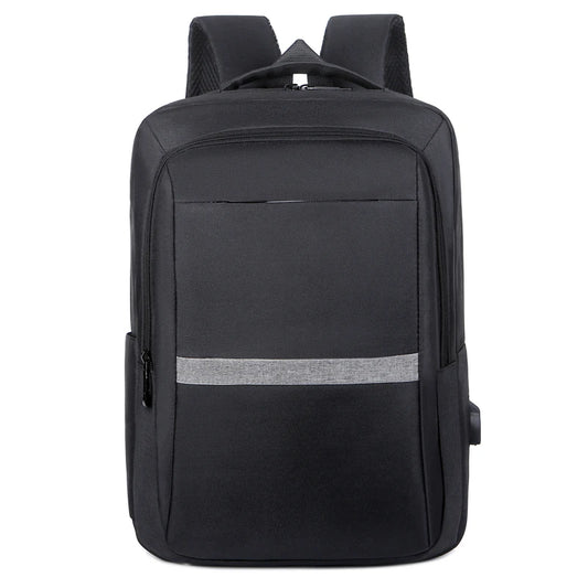 Large Capacity Men's Backpack USB Charging Waterproof Rucksack