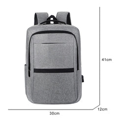 Large Capacity Men's Backpack USB Charging Waterproof Rucksack
