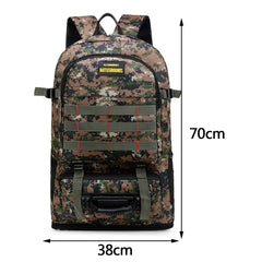 Large Capacity Camouflage Mountaineering Bag Rucksack
