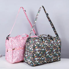 Floral Print Packing Cubes for Women, Large Capacity Nylon Organizer