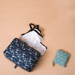 Floral Print Packing Cubes for Women, Large Capacity Nylon Organizer