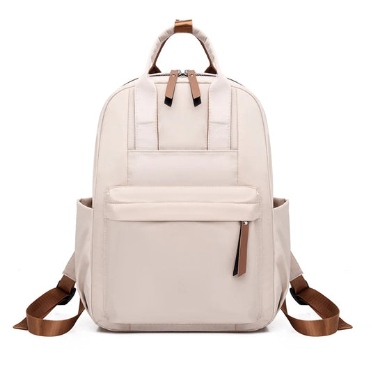Large Capacity Nylon Waterproof Backpack Women Student School Bag Laptop Bag