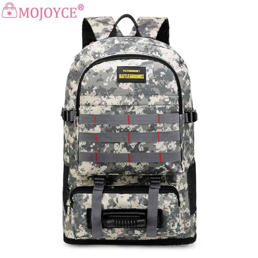 Large Capacity Outdoor Backpack Camo Camping Bag Multi-Pockets