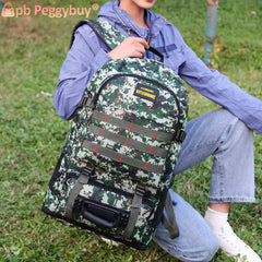 Large Capacity Outdoor Backpack Oxford Camouflage Trekking Rucksack Waterproof