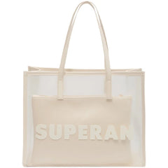 Large Capacity PVC One Shoulder Bag Women's Transparent Handbag