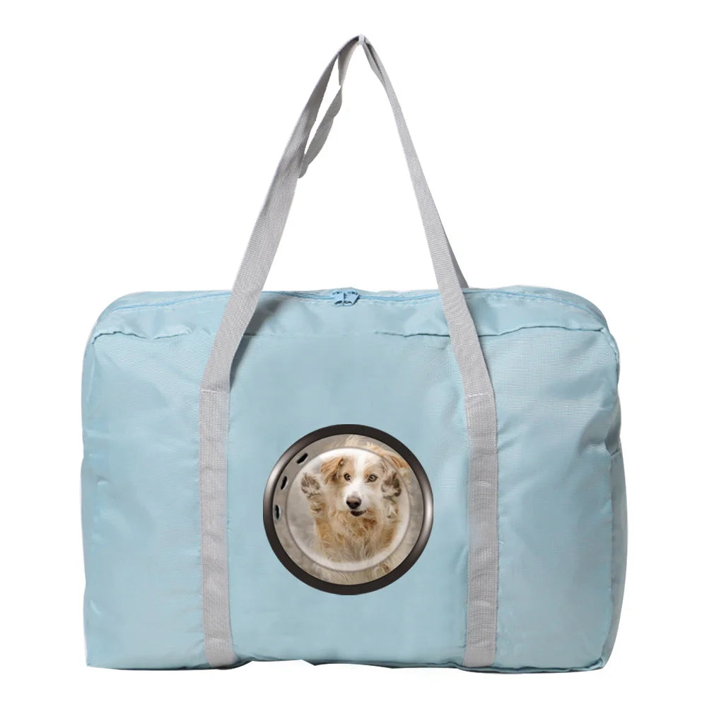 Large Capacity Packing Cubes Travel Bag Print Unisex Foldable