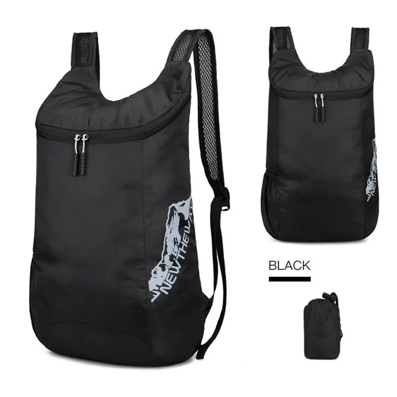 Large Capacity Portable Folding Sports Backpack Waterproof Ultralight Travel Bag