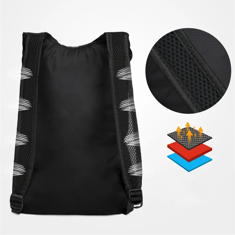 Large Capacity Portable Folding Sports Backpack Waterproof Ultralight Travel Bag