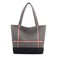 Large Capacity Retro Canvas Bag Student Working Suitable Shoulder Bags