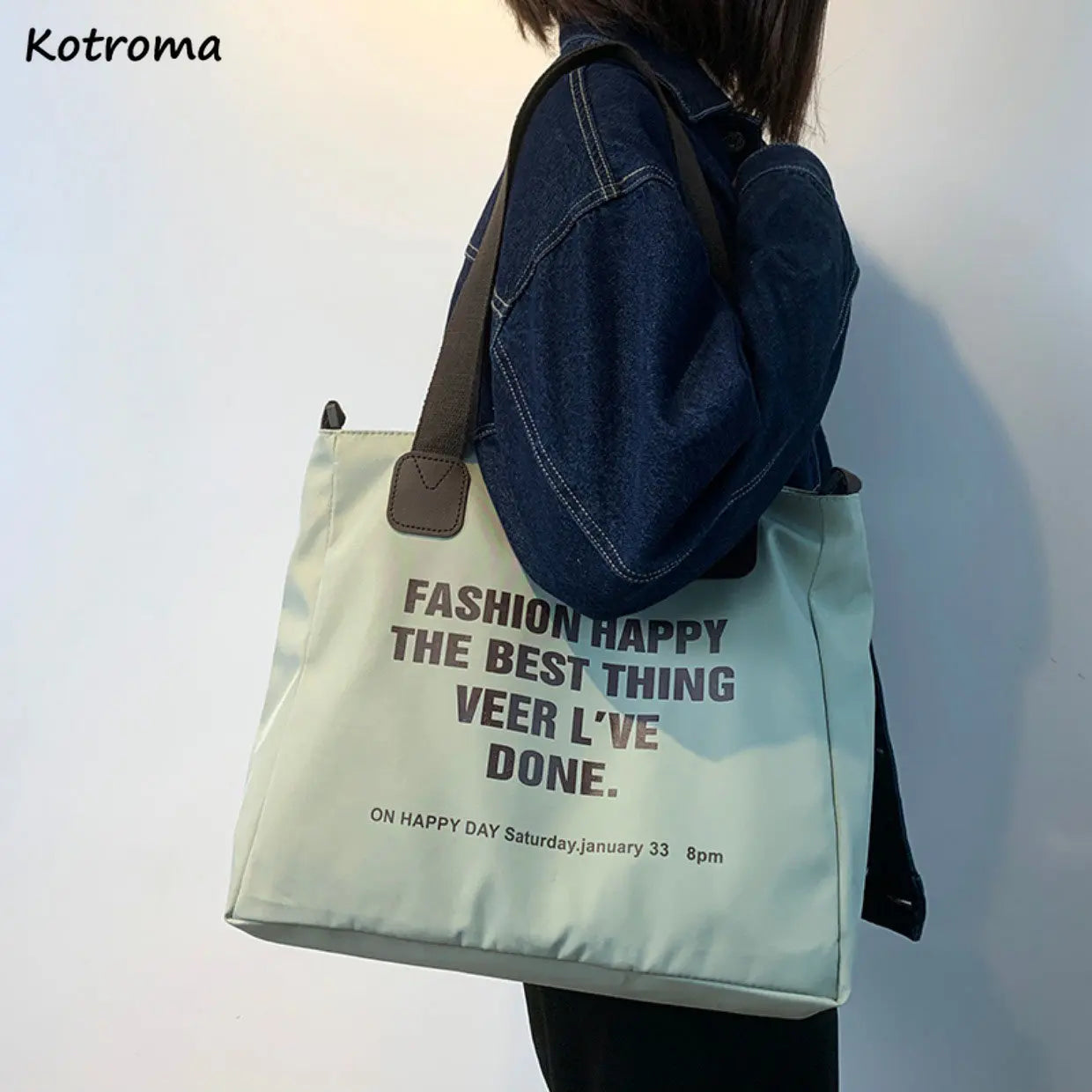 Large Capacity Retro Women Shoulder Bags Crossbody All-match Harajuku Couple Th